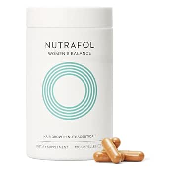 Nutrafol Women's Balance Hair Growth Supplement, Clinically Proven for Visibly Thicker Hair & Scalp Coverage...